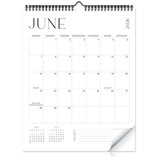 Beautiful 2026-2027 Wall Calendar - Runs from June 2026 until December 2027 - Large 14.5" x 11.5" Office Wall Calendar for Easy Organizing