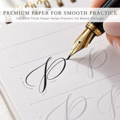 Beautiful Cursive Handwriting Workbook for Adults - Set of 2 Practice Books