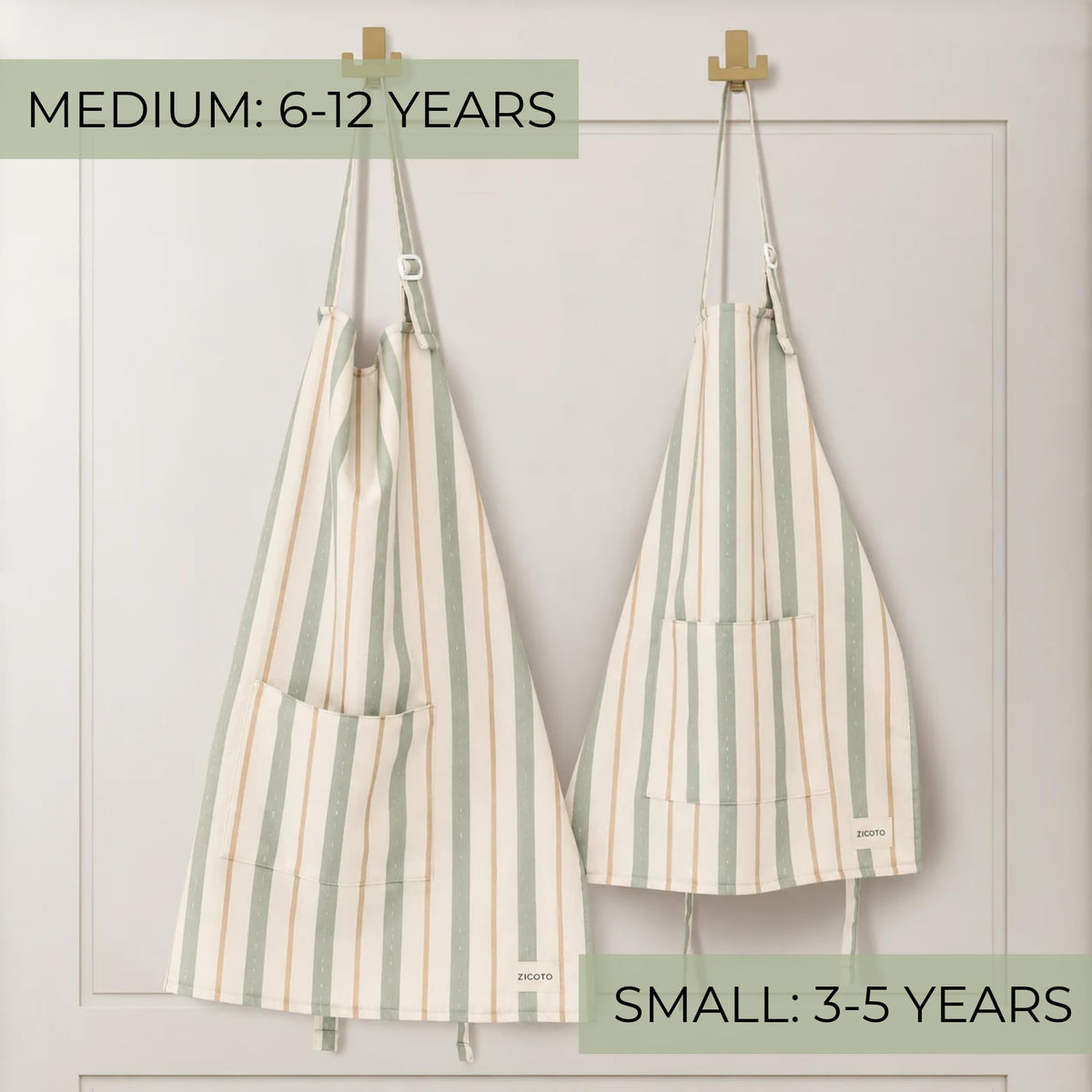 Kids Apron for Girls & Boys - Toddler Apron with Pocket for Cooking, Baking