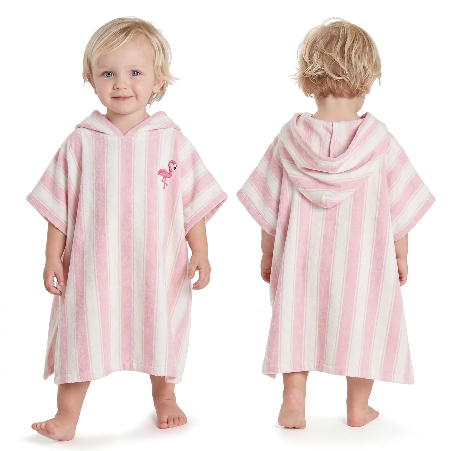 ZICOTO Stylish Hooded Beach Towel for Kids - Extra Soft and Fast Drying Poncho for Toddlers 0-3 Years is Made of Premium Cotton - Perfect Baby Cover Up for Beach Days or Pool and Bath Time Adventures