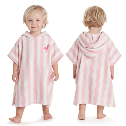 ZICOTO Stylish Hooded Beach Towel for Kids - Extra Soft and Fast Drying Poncho for Toddlers 0-3 Years is Made of Premium Cotton - Perfect Baby Cover Up for Beach Days or Pool and Bath Time Adventures