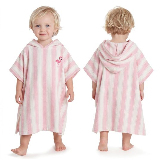 ZICOTO Stylish Hooded Beach Towel for Kids - Extra Soft and Fast Drying Poncho for Toddlers 0-3 Years is Made of Premium Cotton - Perfect Baby Cover Up for Beach Days or Pool and Bath Time Adventures
