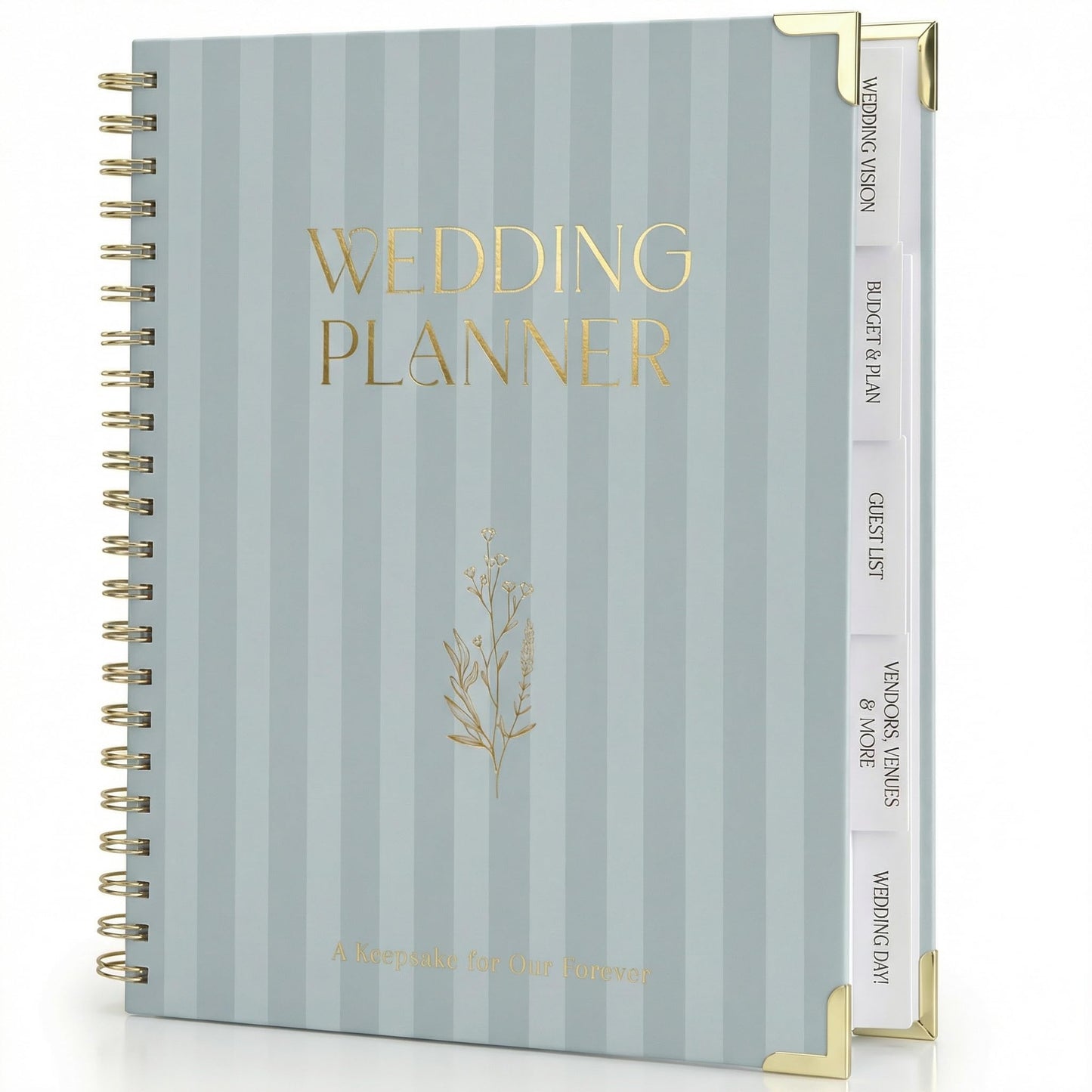 Beautiful Wedding Planner Book and Organizer - Perfect for Detailed Planning Of Your Big Day - Unique Engagement Gift for Newly Engaged Couples, Future Brides and Grooms
