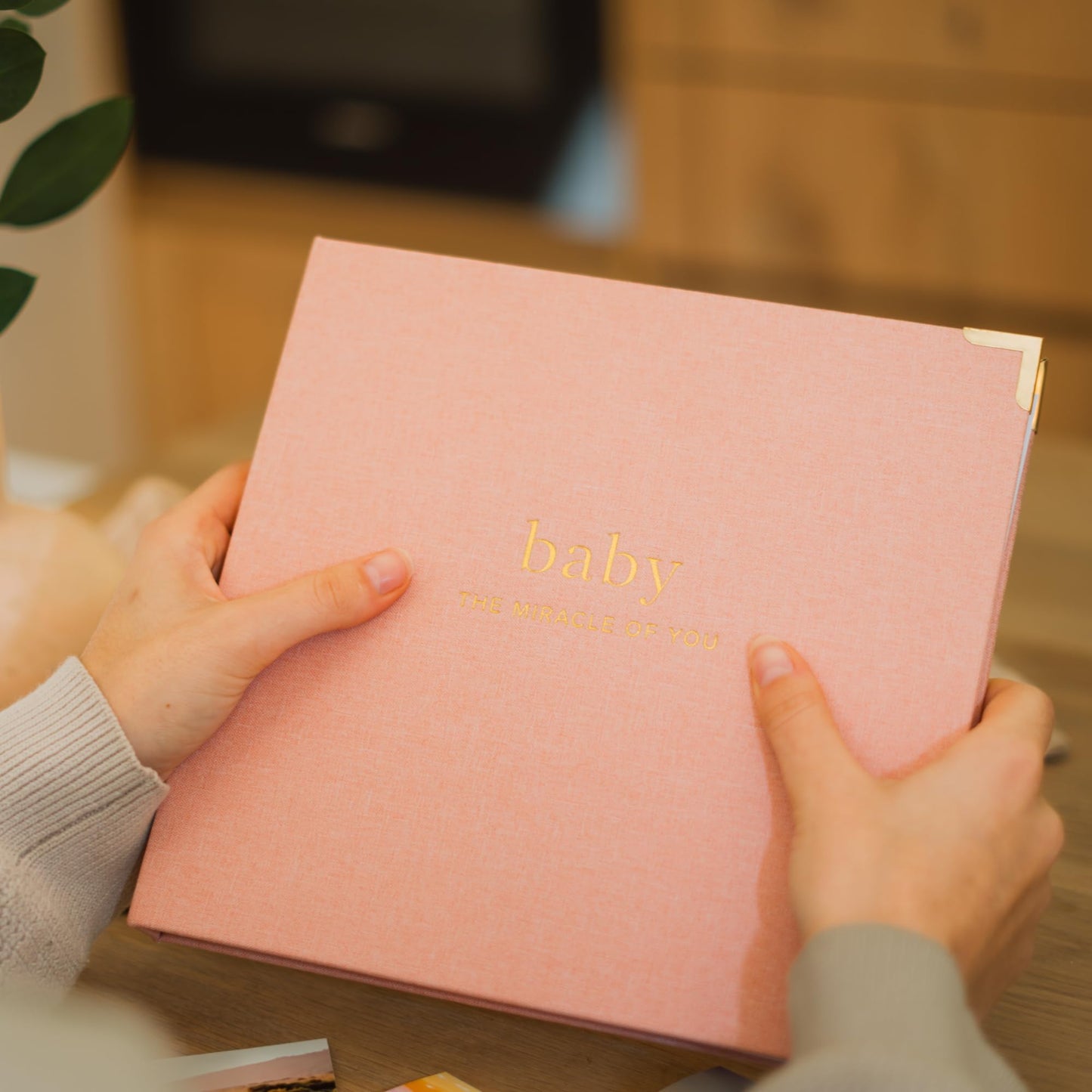 Keepsake Baby Memory Book for Boys and Girls - Timeless First 5 Year Baby Book - Neutral Journal Scrapbook or Photo Album - Record a Milestone for Every Event from Birth to Age 5