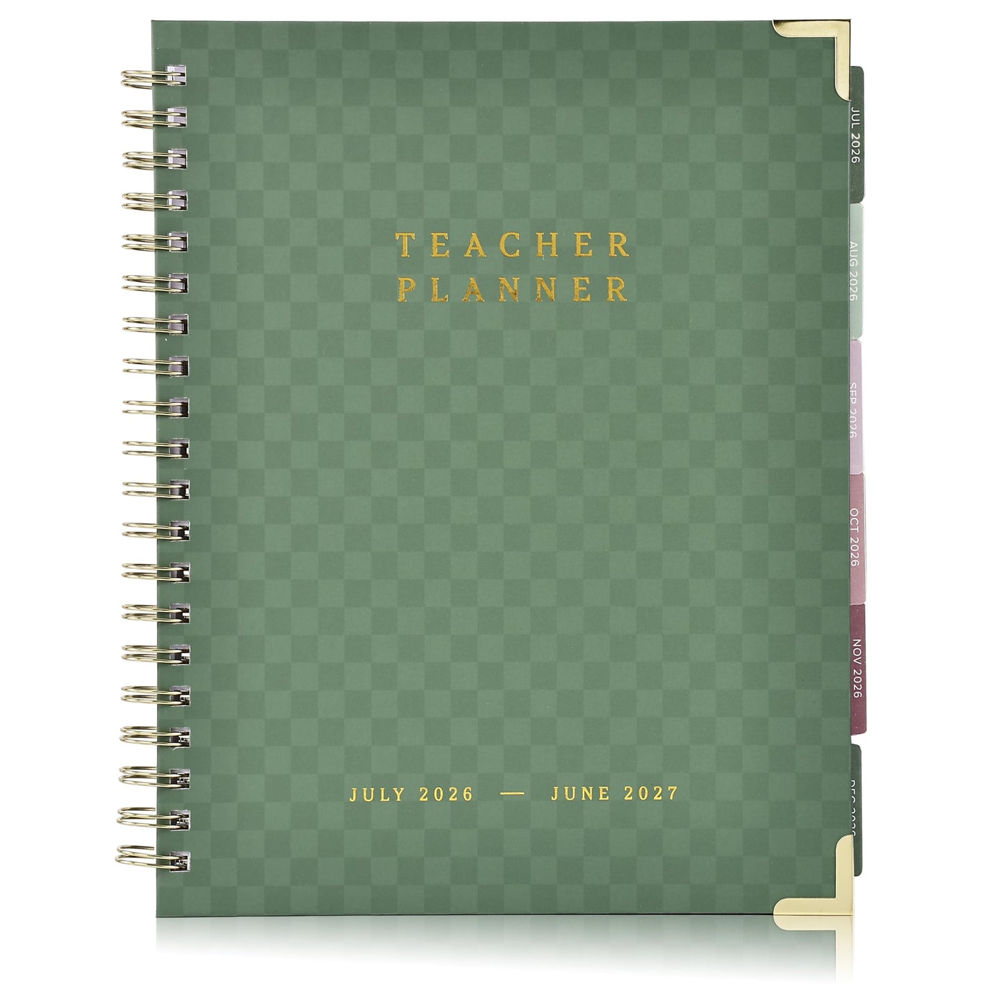 Aesthetic Teacher Planner For The 2026-2027 Academic School Year - Your All Incl. 8.5" x 11" Lesson Plan Book Supplies - Easily Organize Your Daily, Weekly & Monthly Classroom/Homeschool Schedule