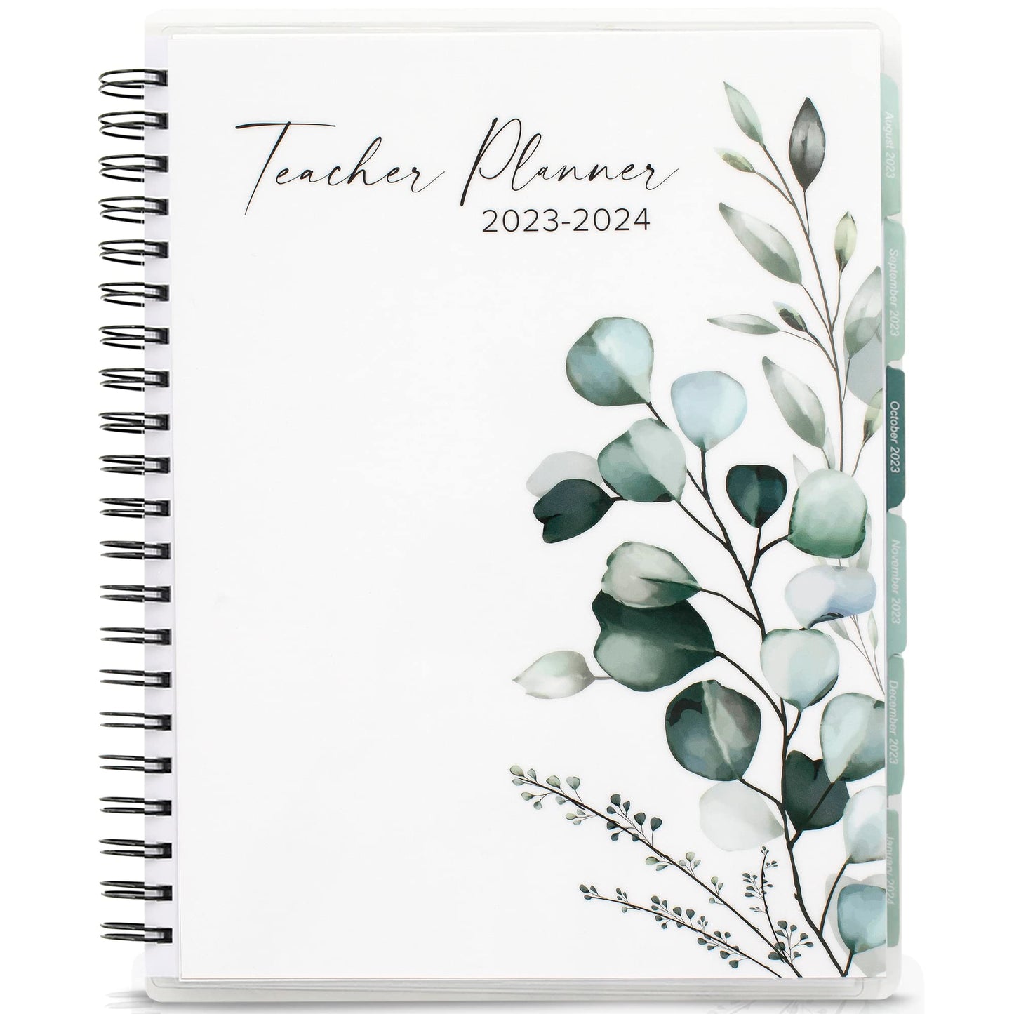 Simplified Teacher Planner For The 2023-2024 Academic School Year - Your All Incl. 8.5" x 11" Lesson Plan Book Supplies - Easily Organize Your Daily, Weekly & Monthly Classroom/Homeschool Schedule