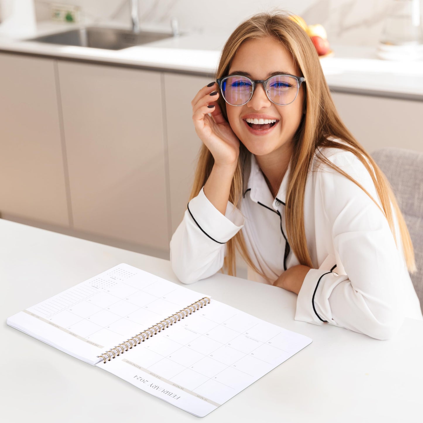 Beautiful 2025 Monthly Planner and Calendar Book - To Do List Notebook That Easily Organizes Your Tasks to Boost Productivity - Runs From Until December 2025