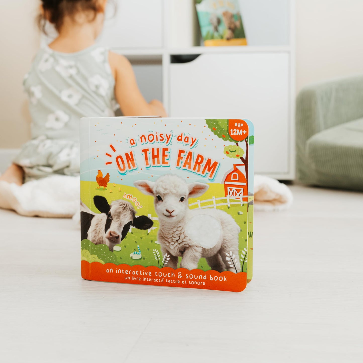 Fun Touch and Feel Sound Book for Babies and Toddlers - Interactive Sensory Book with Animal Noises for 1-3 Year Olds - Perfect Sound Book Toy for Baby Showers & Newborn/Infant Gift 12-18 Months