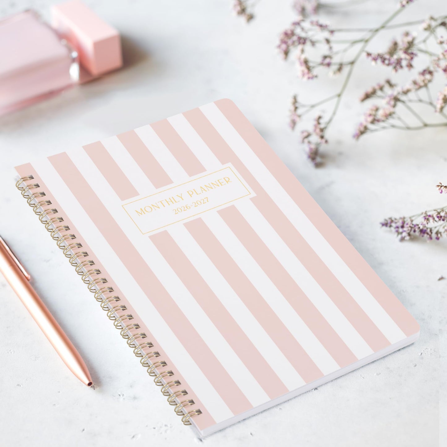 Beautiful 2026-2027 Monthly Planner - To Do List Notebook That Easily Organizes Your Tasks to Boost Productivity - Runs From January 2026 Until December 2027