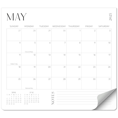 Beautiful 2025-2026 Magnetic Fridge Calendar - Runs From January 2025 Until July 2026 - The Perfect Monthly Refrigerator Calendar for Easy Organizing