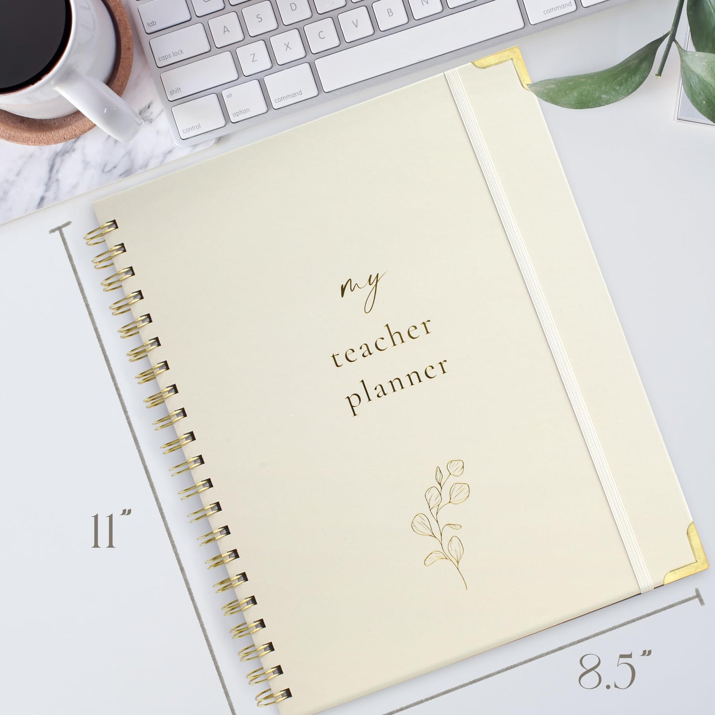 Simplified Teacher Planner For The 2023-2024 Academic School Year - Your All Incl. 8.5" x 11" Lesson Plan Book Supplies - Easily Organize Your Daily, Weekly & Monthly Classroom/Homeschool Schedule