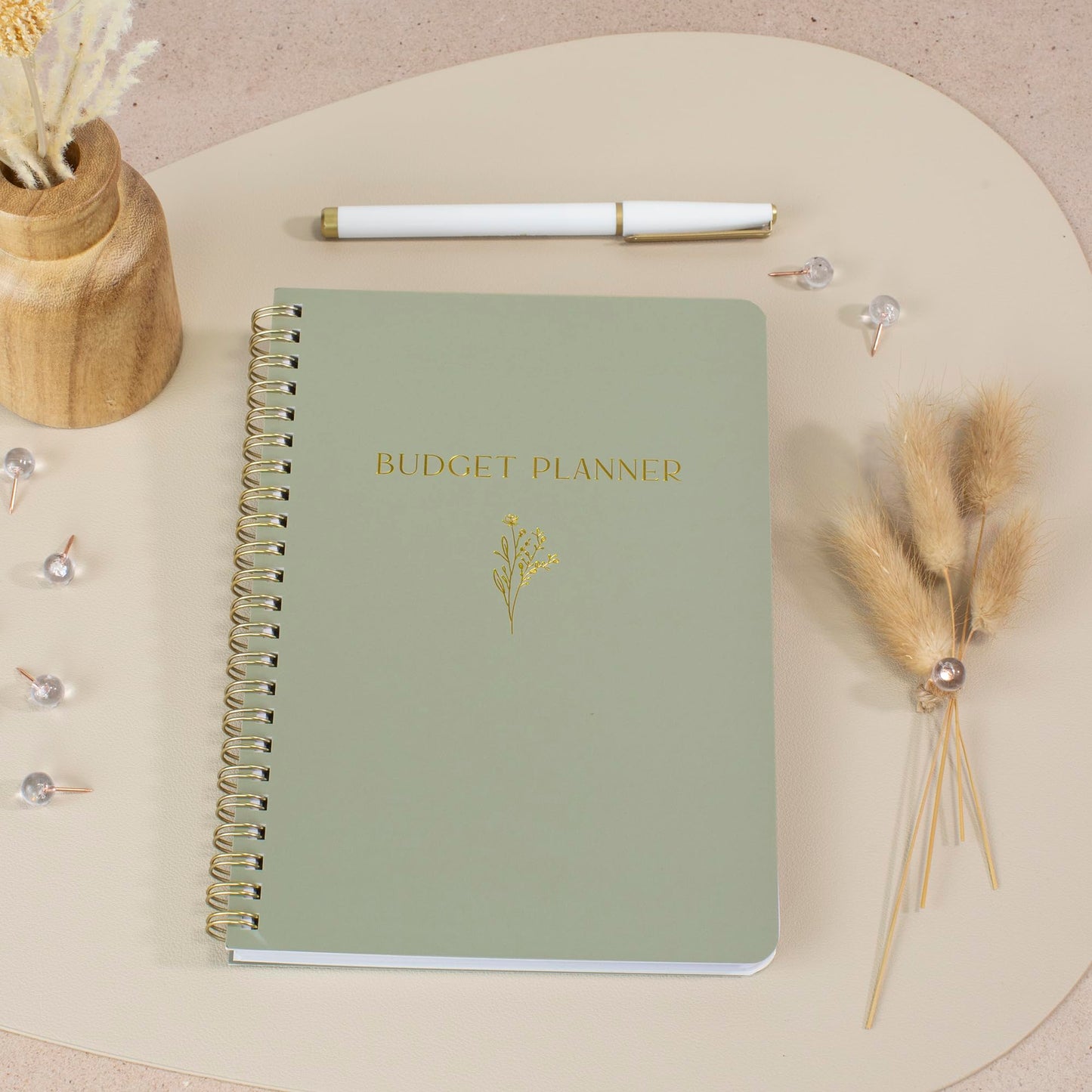 Easy to Use Monthly Budget Planner - 12 Month Financial Organizer with Expense Tracker Notebook - Monthly Money Budgeting Book That Manages Your Finances Effectively
