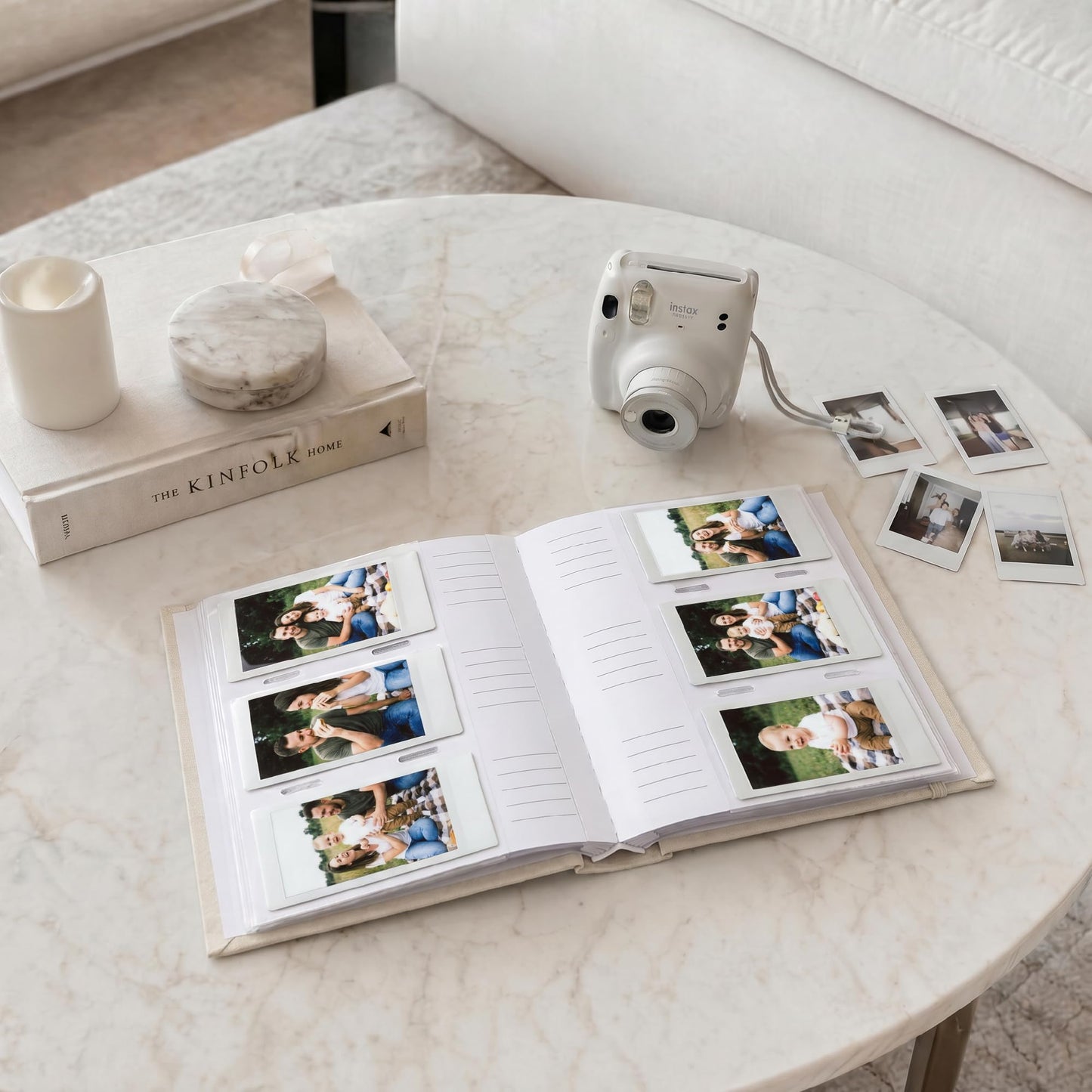 Beautiful Photo Album for 2x3 in Polaroid Photos - Safely Holds Your 180 Pictures Of Unique Memories - The Perfect Photo Book To Store Pictures