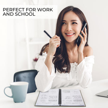 Beautiful To Do List Notebook - Aesthetic Daily Planner to Easily Organize Your Tasks And Boost Productivity - Stylish Undated ADHD Planner Gift and The Perfect School or Office Supplies For Women