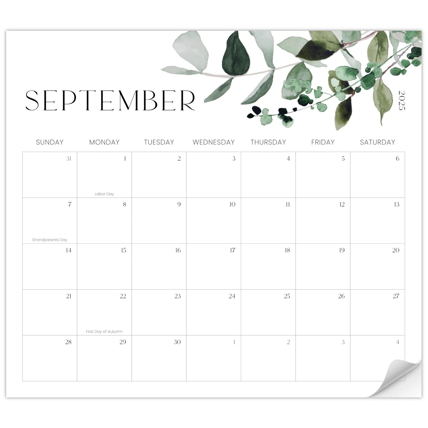 Beautiful 2025-2026 Magnetic Fridge Calendar - Runs From July 2025 Until December 2026 - The Perfect Monthly Refrigerator Calendar for Easy Organizing