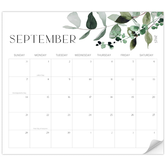 Beautiful 2025-2026 Magnetic Fridge Calendar - Runs From July 2025 Until December 2026 - The Perfect Monthly Refrigerator Calendar for Easy Organizing