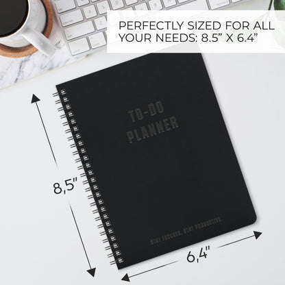 ZICOTO Aesthetic To Do List Notebook For Work or Home - Simple Daily Planner to Easily Organize Your Tasks And Boost Productivity - Stylish Undated Organizer Supplies For Women and Men