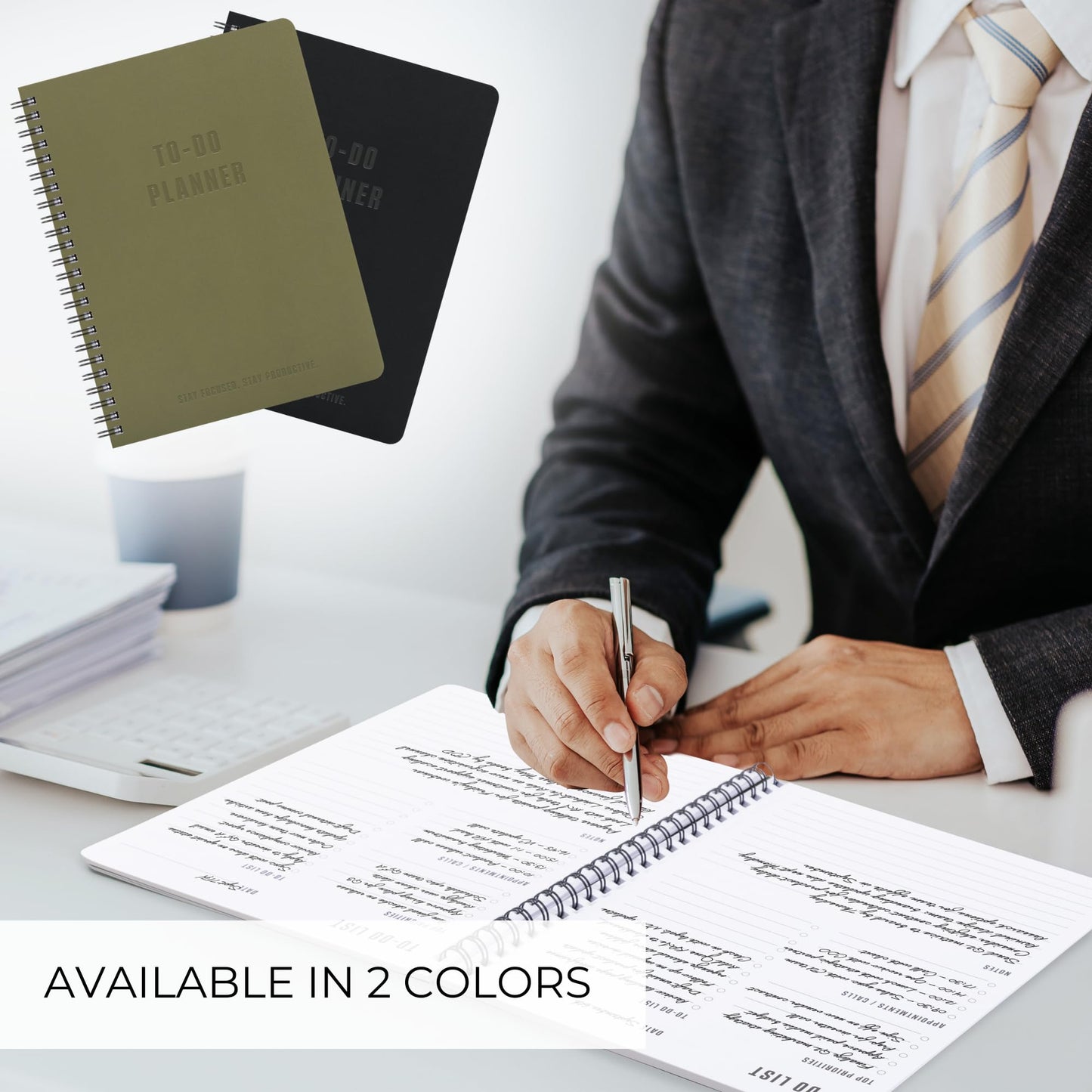 ZICOTO Aesthetic To Do List Notebook For Work or Home - Simple Daily Planner to Easily Organize Your Tasks And Boost Productivity - Stylish Undated Organizer Supplies For Women and Men