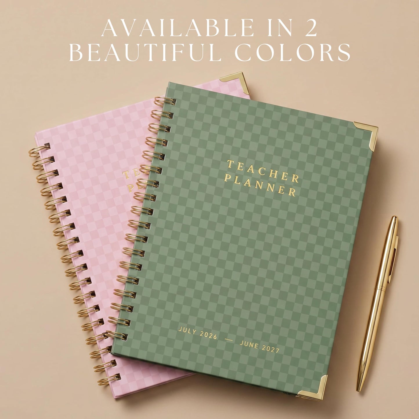 Aesthetic Teacher Planner For The 2026-2027 Academic School Year - Your All Incl. 8.5" x 11" Lesson Plan Book Supplies - Easily Organize Your Daily, Weekly & Monthly Classroom/Homeschool Schedule