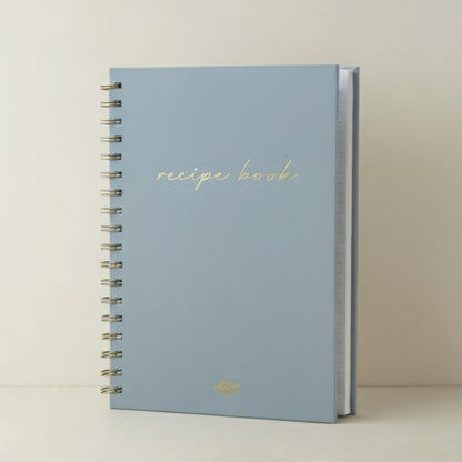 ZICOTO Aesthetic Blank Recipe Book with Linen Cover - The Perfect Recipe Notebook to Write in Your Own Recipes - Beautiful Blank Cookbook to Organize Your Recipes