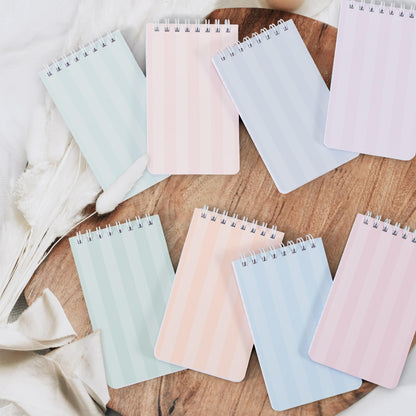 ZICOTO Aesthetic Pocket Notebooks Set Of 8 - Small 3x5 Spiral Notepads With Lined Pages For Women - The Perfect Little Mini Pads to Stay Organized and Boost Productivity at Work or School