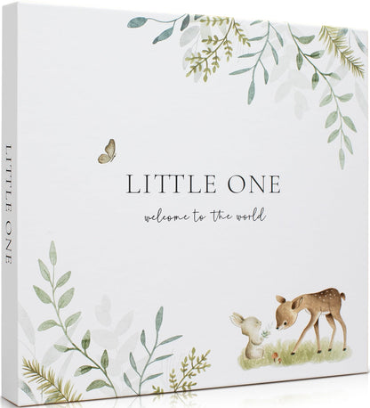 Keepsake Baby Memory Book for Boys & Girls - Timeless First 5 Year Baby Book Photo Album - Gender Neutral Journal Scrapbook - Record a Milestone for Every Event from Birth to Age 5