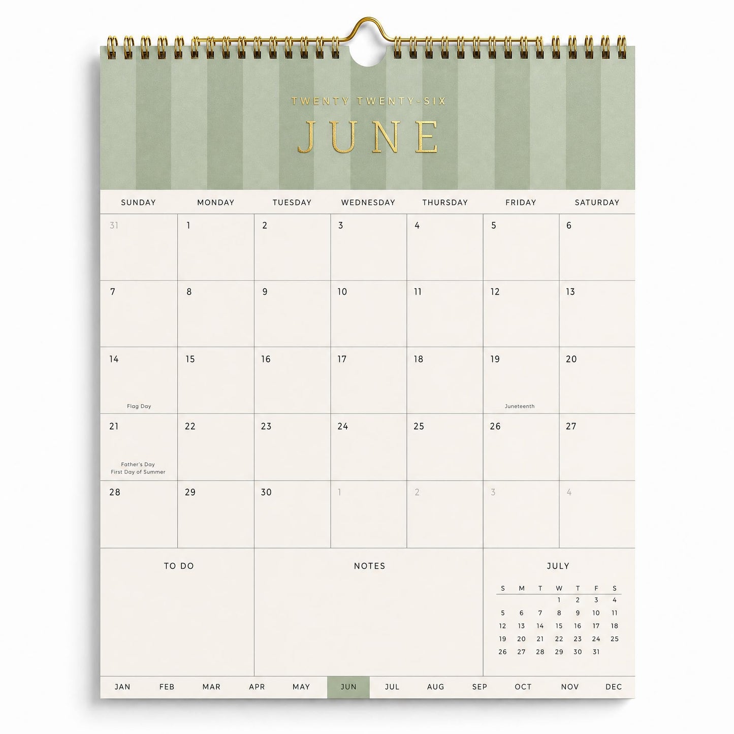 Aesthetic 2026-2027 Wall Calendar - Runs from June 2026 Until December 2027 - The Perfect Modern Calendar Planner for Easy Organizing