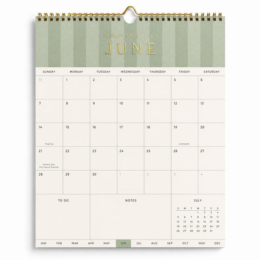Aesthetic 2026-2027 Wall Calendar - Runs from June 2026 Until December 2027 - The Perfect Modern Calendar Planner for Easy Organizing