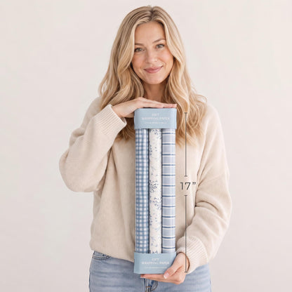 ZICOTO Beautiful Gift Wrapping Paper Rolls for All Occasions - Set of 3
