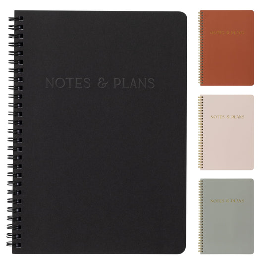 Beautiful Daily Planner And Notebook With Hourly Schedule - Aesthetic Spiral To do List Notepad to Easily Organize Your Tasks And Appointments - Stylish Book And School Or Office Supplies For Women