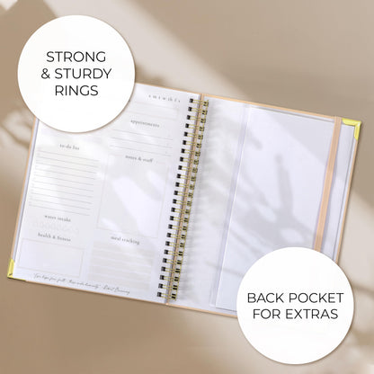 Beautiful To Do List Notebook - Aesthetic Daily Planner to Easily Organize Your Tasks And Boost Productivity - Stylish Undated ADHD Planner Gift and The Perfect School or Office Supplies For Women