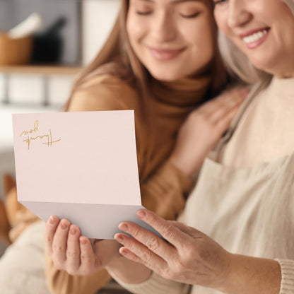 Beautiful Thank You Cards Set of 30 With Envelopes and Stickers - Elegant Blank Cards For Personalized Notes - Perfect Bulk Stationary Set For All Occasions incl. Weddings, Business & Baby Showers