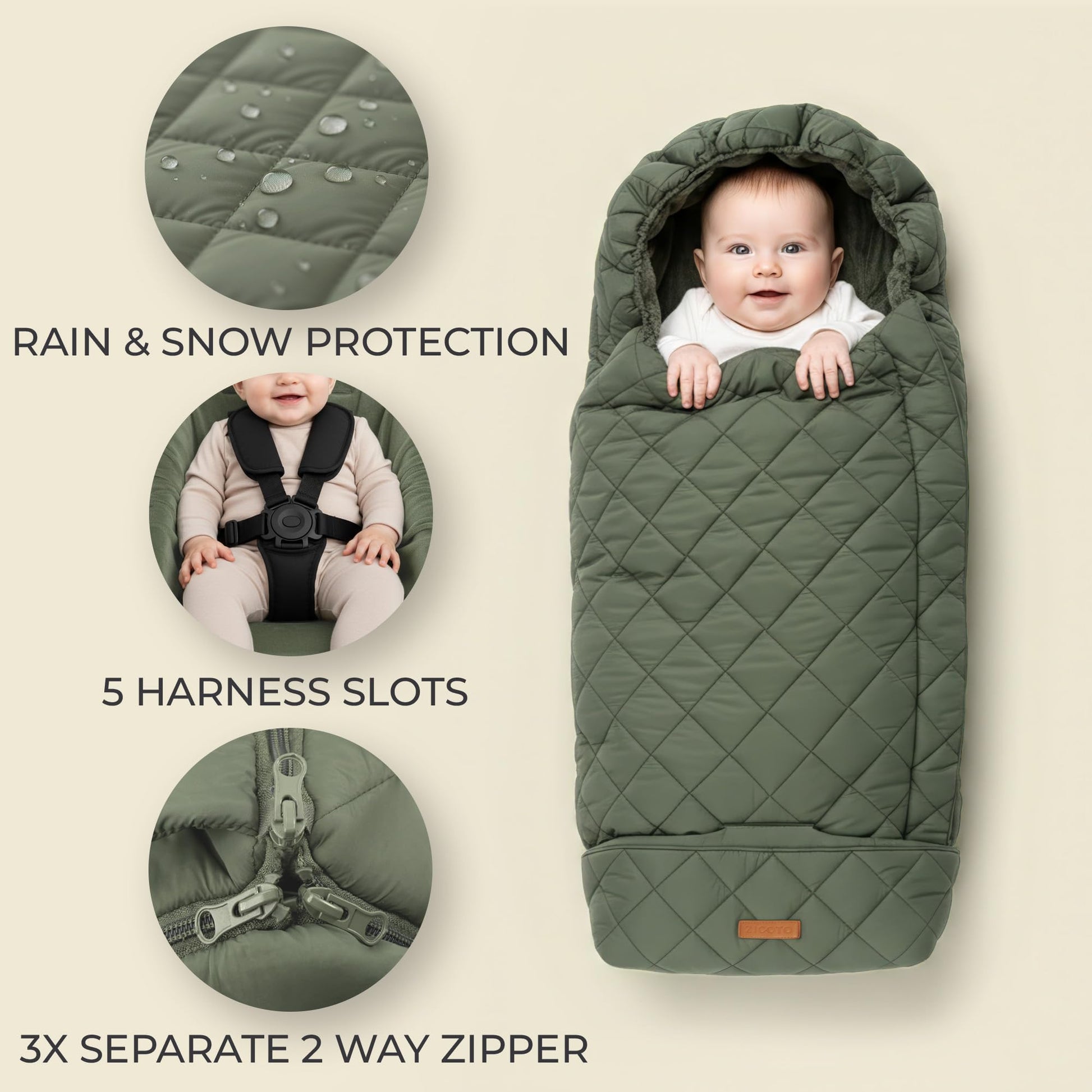 chicco stroller bunting Warm and Cozy Winter Stroller Cover for Baby
