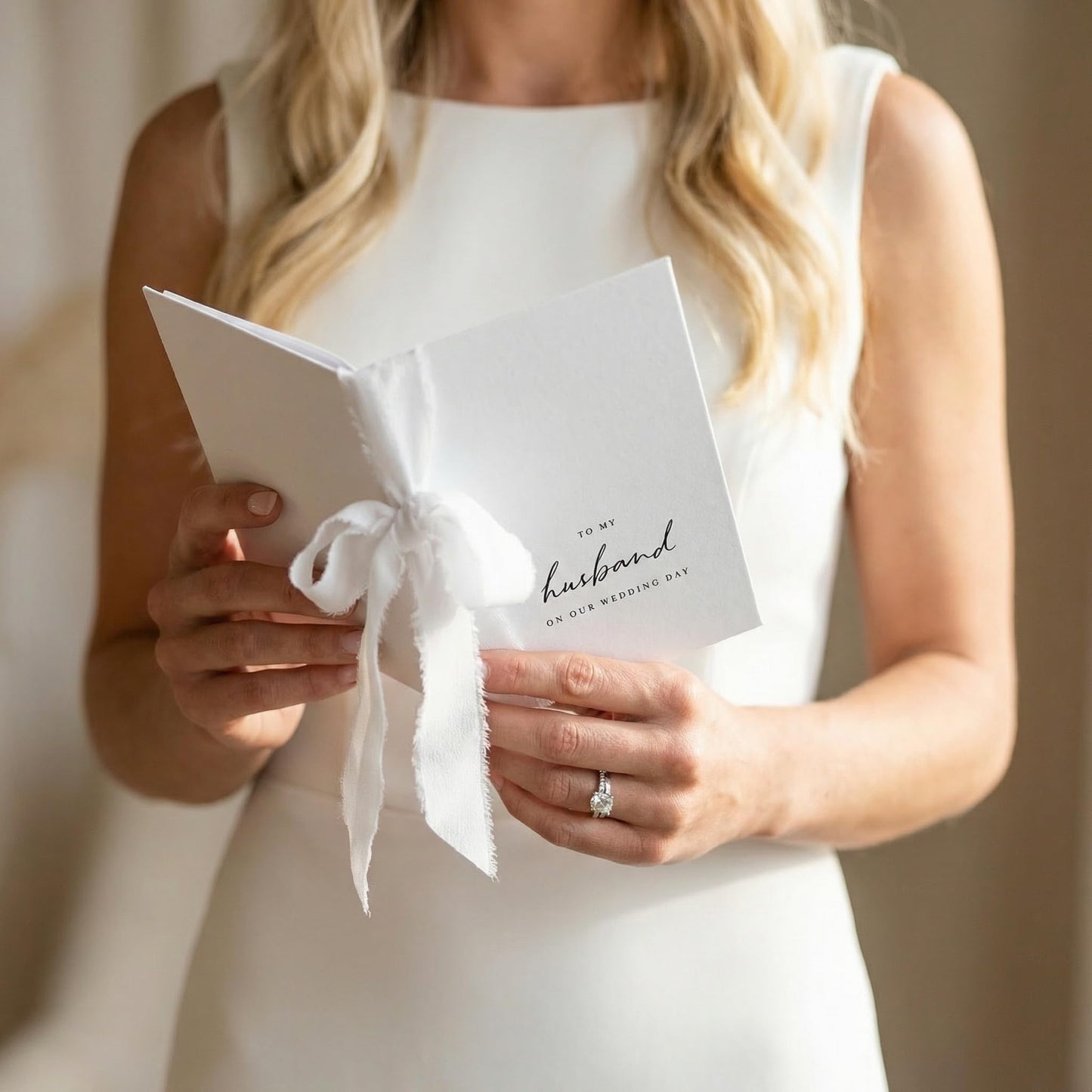 Elegant Wedding Vow Books with 5 Ribbons - Perfectly Sized His and Hers Vow Book Set of 2 with Lined Pages to Write Whatever is on Your Heart - A Beautiful Personalized Addition For Your Wedding Day