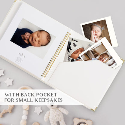 Beautiful Linen Pregnancy Journal and Memory Book for Boys and Girls Bundle - Lovely Must Have Gift for First Time Moms - The Perfect Planner to Track Your Little Ones Life-Changing Journey