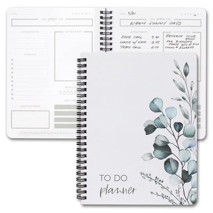 Simplified To Do List Planner Notebook - Easily Organize Your Daily Tasks And Boost Productivity - The Perfect Minimalistic Daily Journal And Undated Office Supplies Checklist For Women