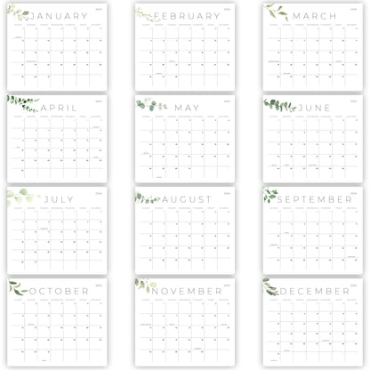 Beautiful 2024 Magnetic Calendar For Refrigerator - Incl. 2023 and Runs Until December 2024 - The Perfect Monthly Fridge Calendar for Easy Organizing