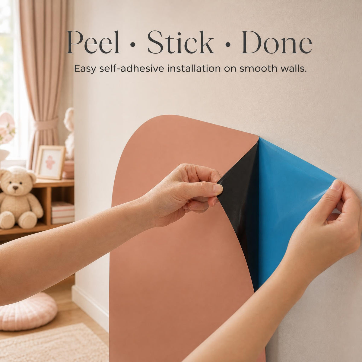 Magnetic Wall Decal Board for Kids - Great Writing Chalk Board Set
