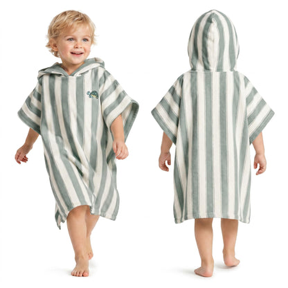 ZICOTO Stylish Hooded Beach Towel for Kids - Extra Soft and Fast Drying Poncho for Toddlers 0-3 Years is Made of Premium Cotton - Perfect Baby Cover Up for Beach Days or Pool and Bath Time Adventures