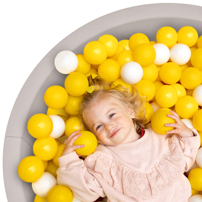 Large Foam Ball Pit for Toddlers - This Stylish Ball Pit Creates a Fun and Safe Play Area for Your Kids & Babies - Soft Ballpit That Fits Nicely with Any Decor - Balls not Incl.