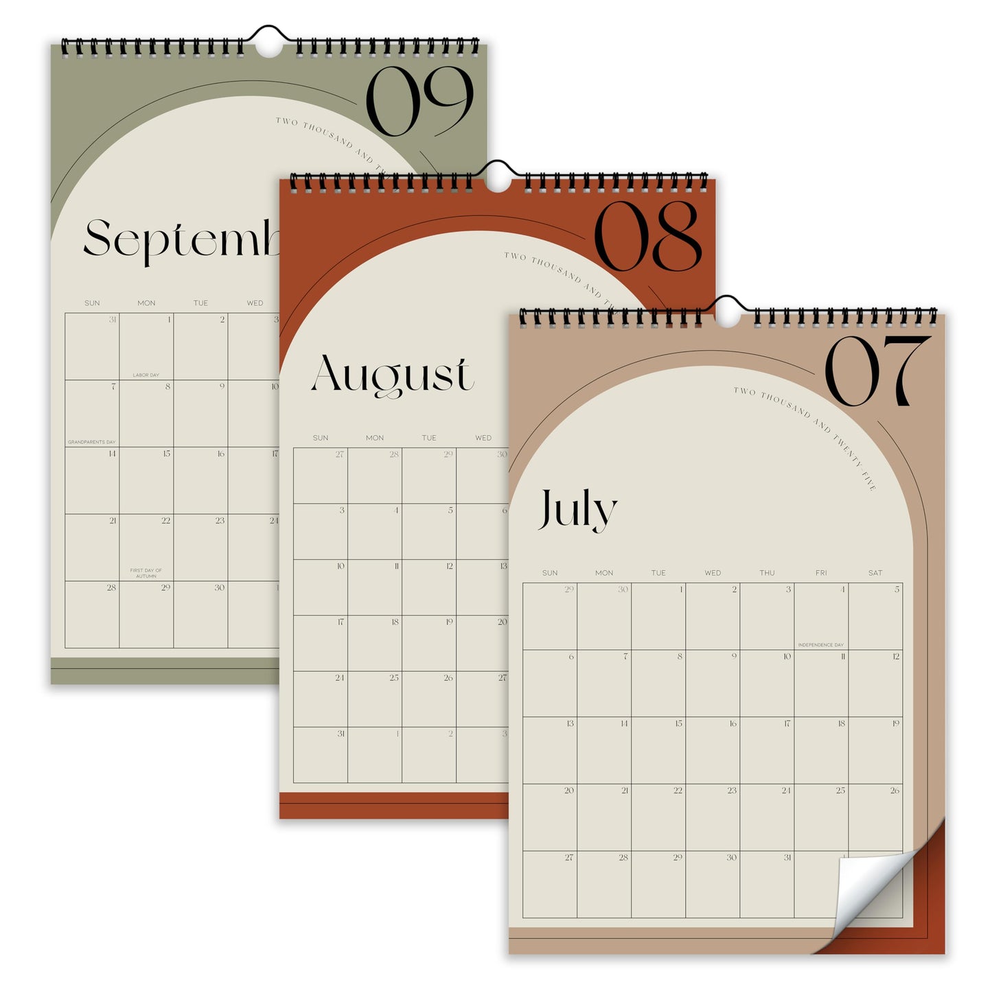 Aesthetic 2025 Wall Calendar - Runs from June 2024 Until December 2025 - The Perfect 2024-2025 Wall Hanging Calendar Planner for Easy Organizing