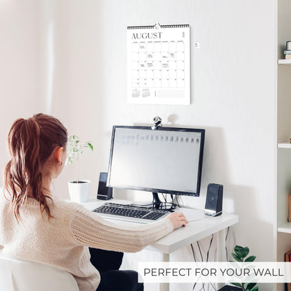 Beautiful 2026 Wall Calendar - Runs from January 2026 until July 2027 - Large 14.5" x 11.5" Office Wall Calendar for Easy Organizing