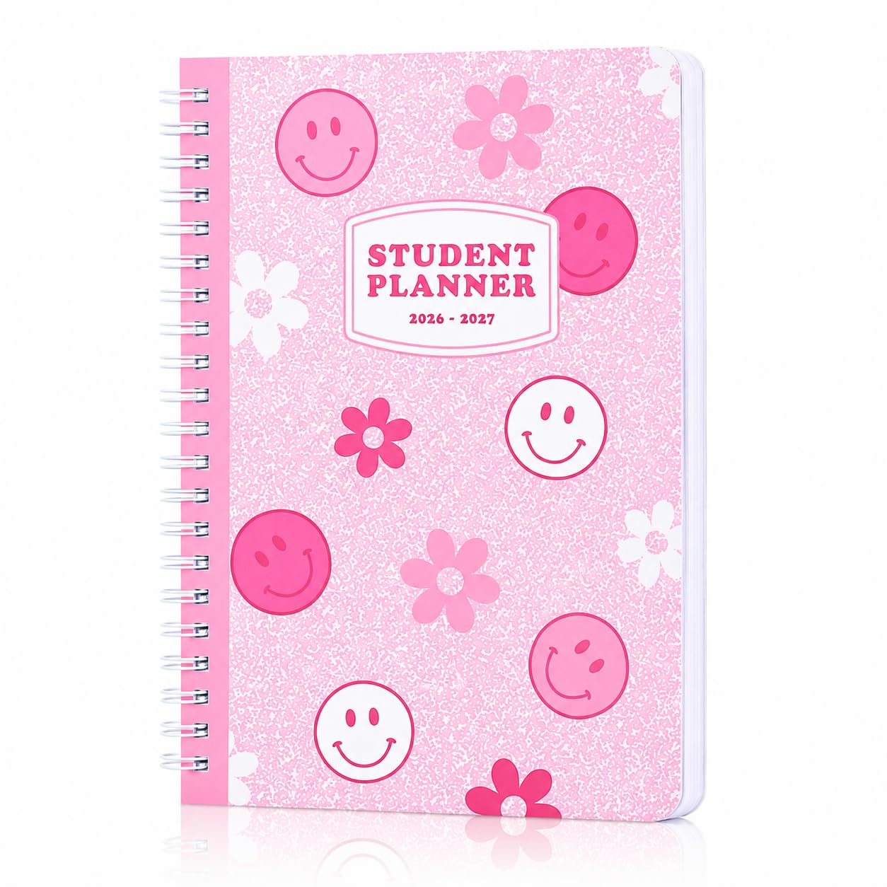 Aesthetic 2027 Student Planner To Stay Organized - A Beautiful 8.5" x 6.1" Planner for Middle and High School Students with Weekly & Monthly Spreads For The 26-27 Academic Year