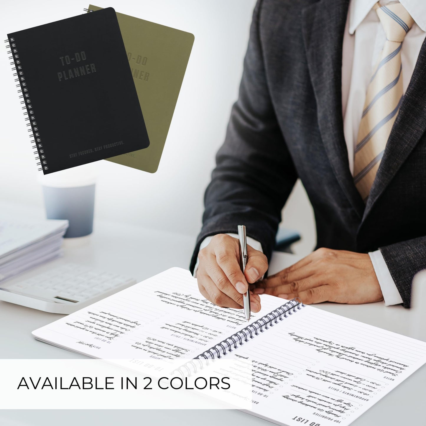 ZICOTO Aesthetic To Do List Notebook For Work or Home - Simple Daily Planner to Easily Organize Your Tasks And Boost Productivity - Stylish Undated Organizer Supplies For Women and Men