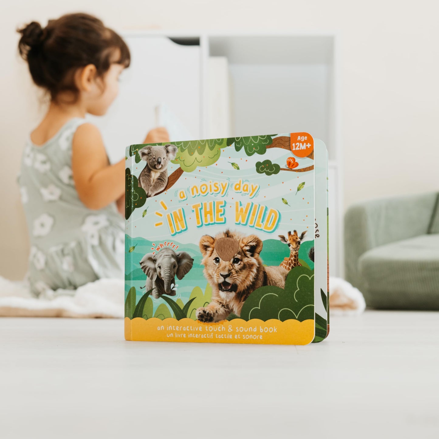 Fun Touch and Feel Sound Book for Babies and Toddlers - Interactive Sensory Book with Animal Noises for 1-3 Year Olds - The Perfect Sound Book Toy for Baby Showers & Newborn/Infant Gift 12-18 Months