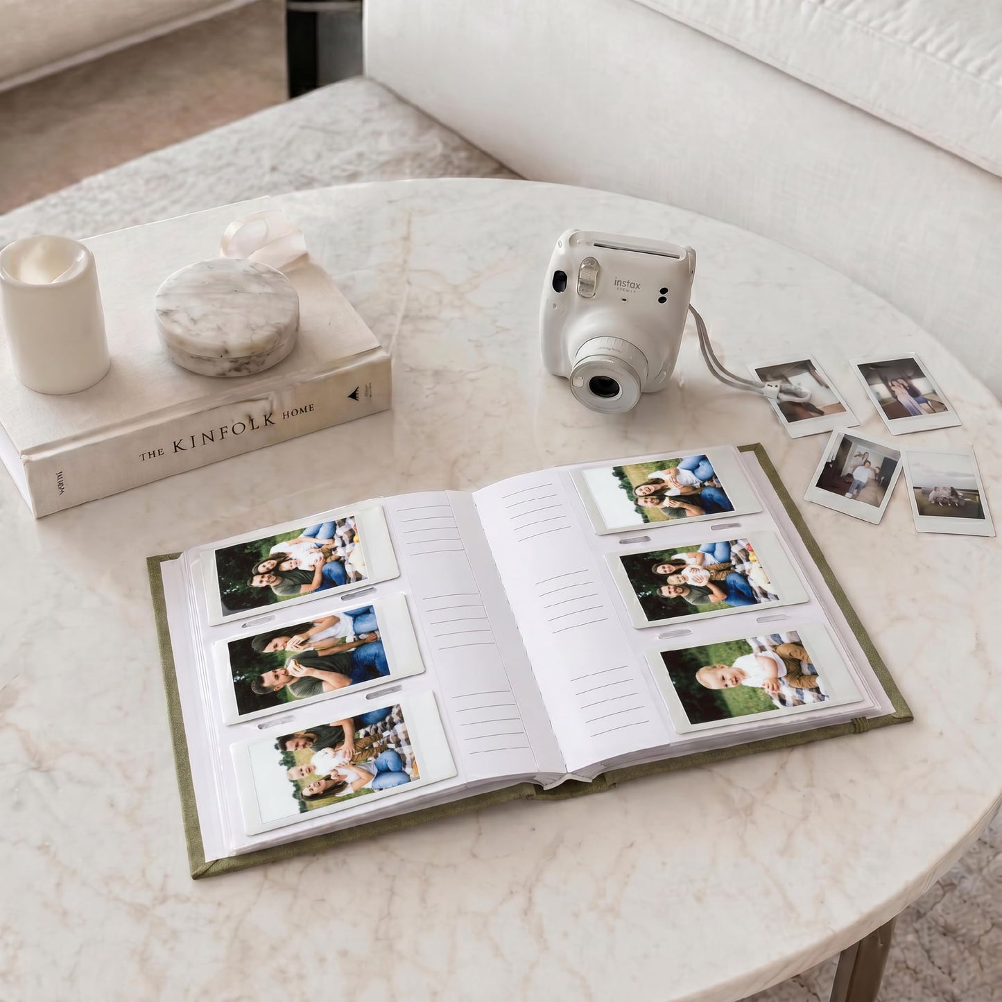 Beautiful Photo Album for 2x3 in Polaroid Photos - Safely Holds Your 180 Pictures Of Unique Memories - The Perfect Photo Book To Store Pictures