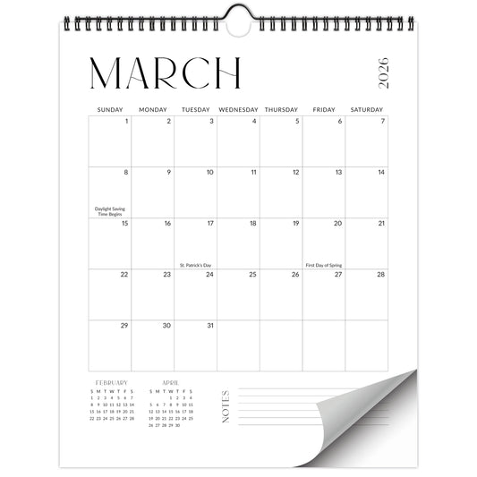 Beautiful 2026-2027 Wall Calendar - Runs from January 2026 until July 2027 – Large 14.5"x11.5" Office Wall Calendar for Easy Organizing
