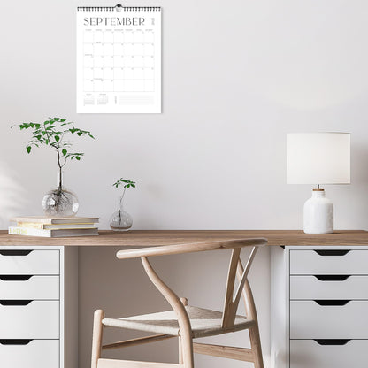 Beautiful 2025-2026 Wall Calendar - Runs from June 2025 until December 2026 - Large 14.5"x11.5" Office Wall Calendar for Easy Organizing