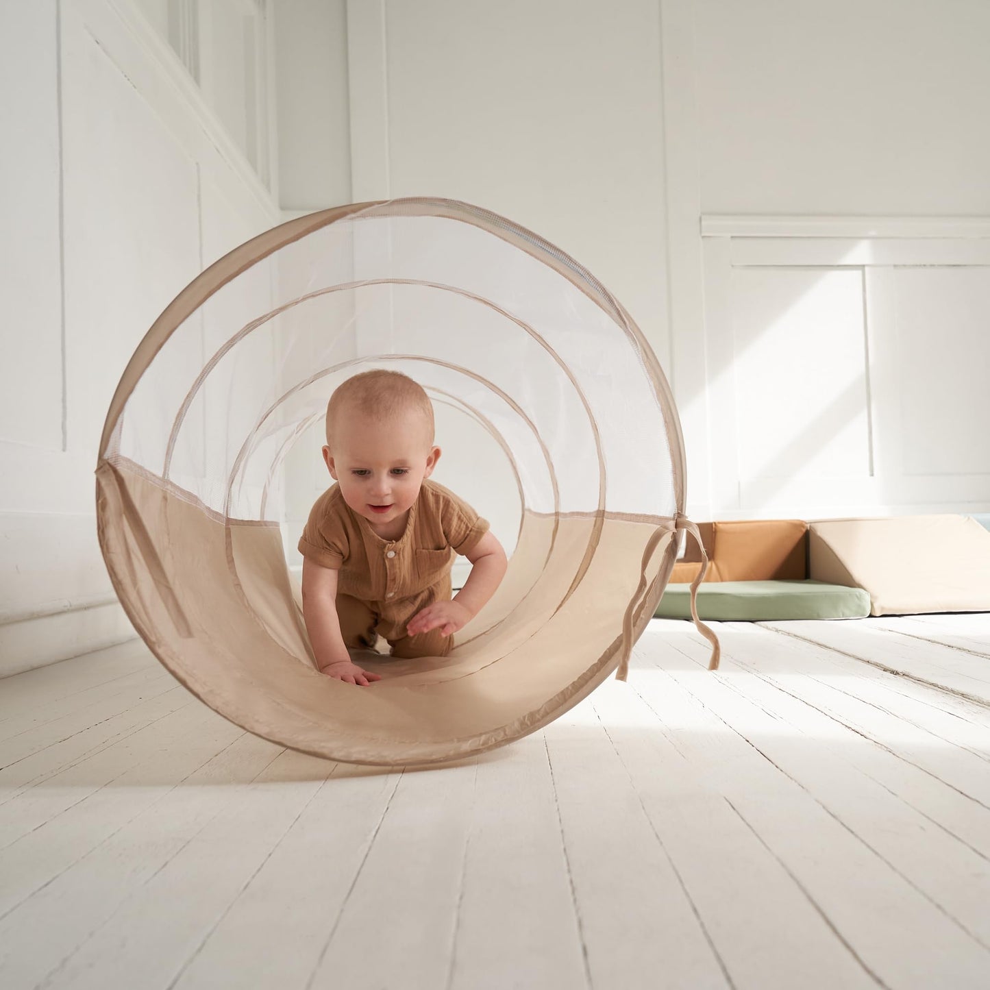 ZICOTO Fun Climbing Toy Set for Toddlers Aged 1-3 - Incl. Crawl Through Tunnel & PU-Leather Climbing Blocks for Unlimited Indoor Fun - Perfect Foam Play Gym for Baby/Kids to Safely Learn New Skills