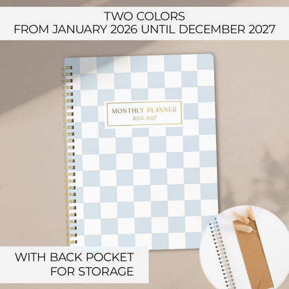 Beautiful 2026-2027 Monthly Planner - To Do List Notebook That Easily Organizes Your Tasks to Boost Productivity - Runs From July 2026 Until December 2027